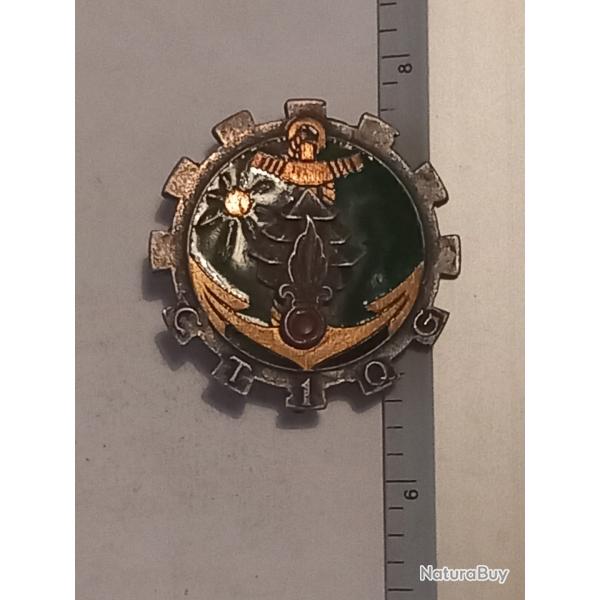 Insigne de la 1re compagnie de transport et de quartier gnral (1re CTQG)