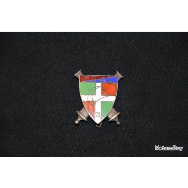 INSIGNE ARTILLERIE-1 REGIMENT D'ARTILLERIE LEGERE-1 RAL-CAMPAGNE DE FRANCE 1940
