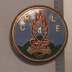 Insigne de la 4ème compagnie de réparation de la Légion étrangère (4ème CRLE)