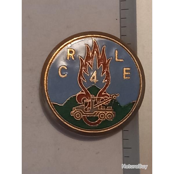 Insigne de la 4me compagnie de rparation de la Lgion trangre (4me CRLE)