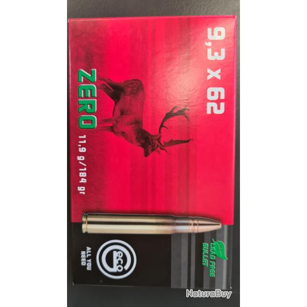 Balle geco zero calibre 9.3x62