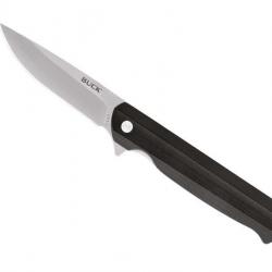 Couteau Buck Knives LANGFORD NOIR lame drop point  acier 7Cr