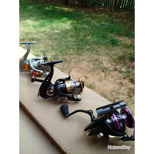 Lot de 3 moulinets 7000