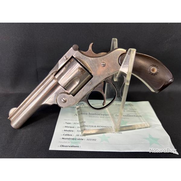 HARRINGTON RICHARDSON TOP BREAK HAMMER AUTO EJECTING calibre 38SW