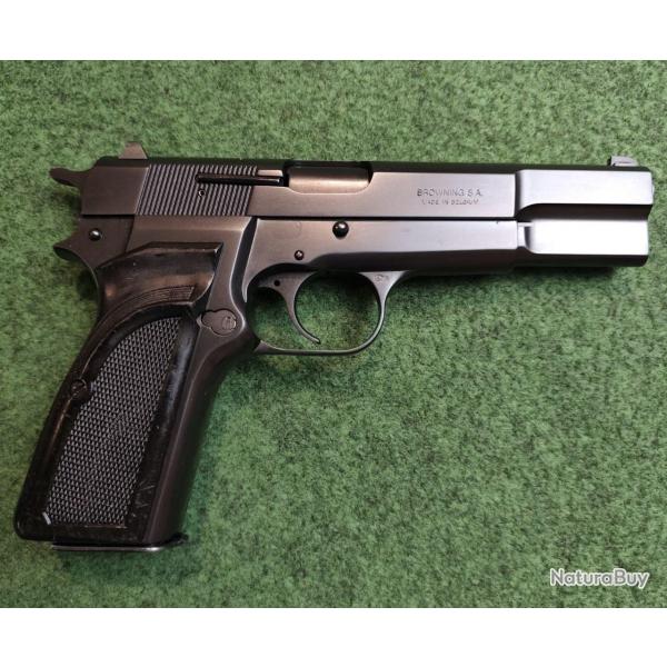 Pistolet semi-automatique BROWNING modle GP 35 - Carcasse acier - Cal. 9x19 (Occasion trs bon tat