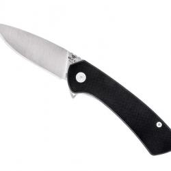 Couteau  Buck Knives ONSET G10 NOIR lame drop-point acier CPM-S45VN satiné