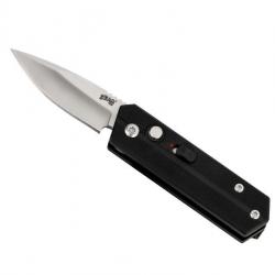 Couteau  automatique Herbertz G10 NOIR 7CM INOX lame acier 420 avec sécurité