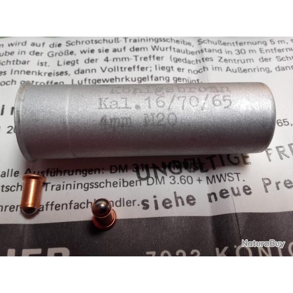Tube rducteur cal.16/4mm M20