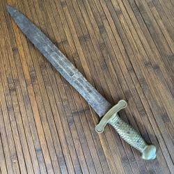 GLAIVE D'ARTILLERIE 1816 PREMIÈRE PRODUCTION A VERSAILLES NOMBREUX POINÇONS.