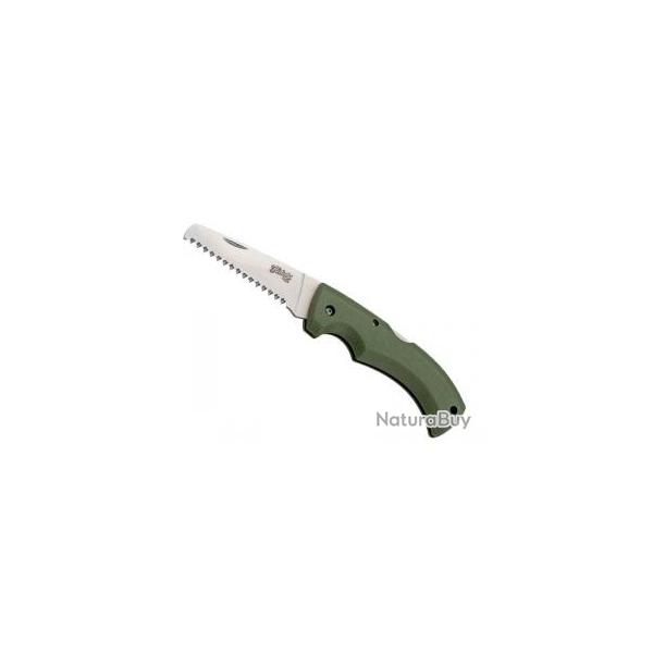 Couteau scie Herbertz VERT 12,5CM INOX Lame double denture acier 3Cr13 (paisseur 3 mm)