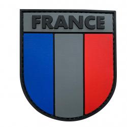Ecusson PVC France Couleur/Gris