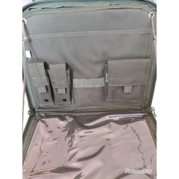 pochette leader vert kaki