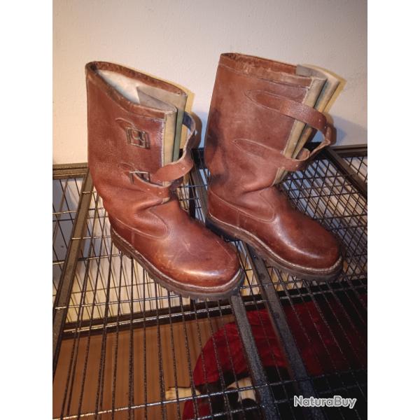 Bottes de montage Vibram fourre mouton
