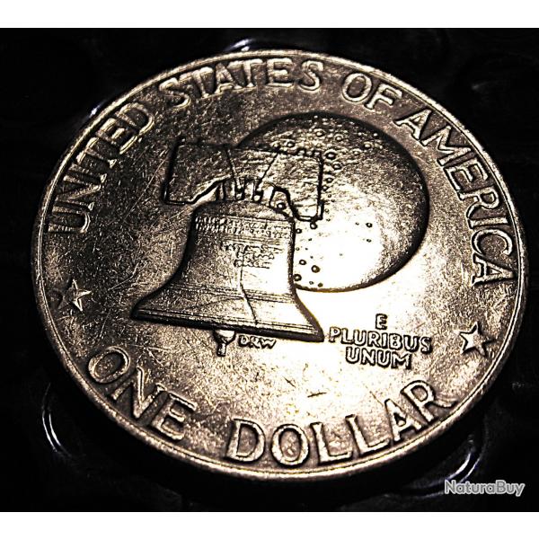 U.S.A piece de one dollar (cloche) commemorative 1776-1976 ttb+