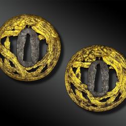 Ensemble de TSUBA pour daisho - Japon - Période Edo (1603-1868)