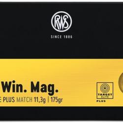 Munitions RWS 300 Win. Mag. Target Elite Plus Scorion 11.3g 175gr x2 boites