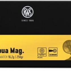 Munitions RWS 338 Lapua Mag. Target Elite Plus Scorion 16.2g 250gr x2 boites
