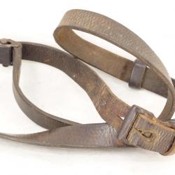 WW2 BRETELLE K98 CARABINE MAUSER 98 K CUIR QUADRILLÉ - ALLEMAGNE SECONDE GUERRE MONDIALE Très bon  2