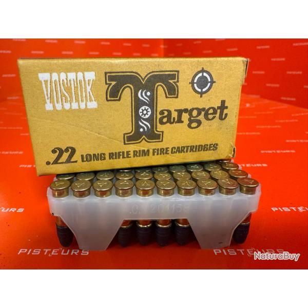Cartouches 22LR YOSTOK URSS TARGET X50 Collection