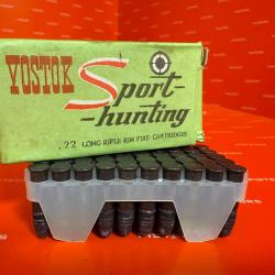 Cartouches 22LR YOSTOK URSS SPORT HUNTING X50 Collection