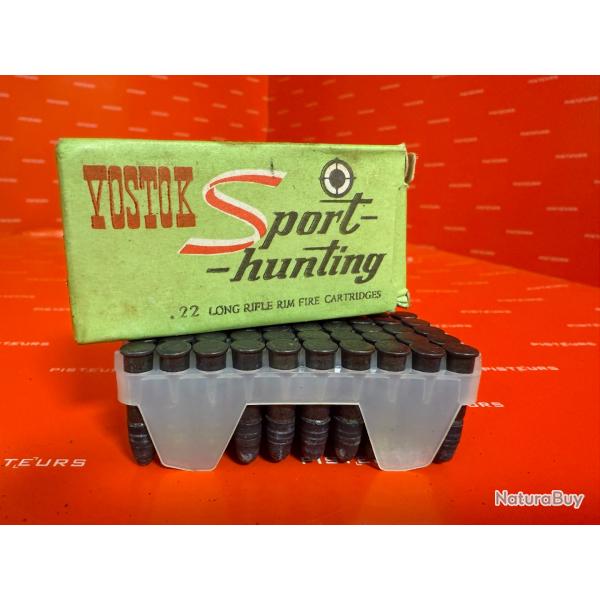 Cartouches 22LR YOSTOK URSS SPORT HUNTING X50 Collection