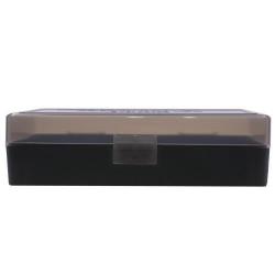 Boîte de rangement 50 cartouches cal 25 ACP, 380, 9mm, 32 ACP, 9x18 MAK - 401 - Gris