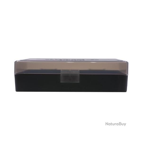 Bote de rangement 50 cartouches cal 25 ACP, 380, 9mm, 32 ACP, 9x18 MAK - 401 - Gris