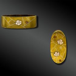 ENSEMBLE Fuchi Kashira - Japon - Période Edo (1603-1868)