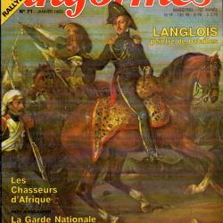 revue uniformes 71 les chasseurs d'afrique 1854-1870 , cocardes états allemands 1842-1918,