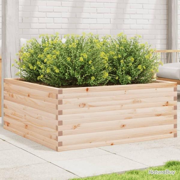 Jardinire 110x110x46 cm bois de pin massif