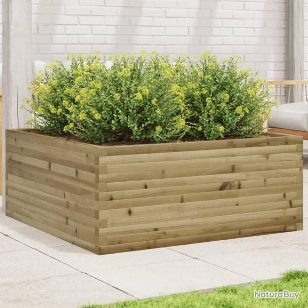 Jardinire 110x110x46 cm bois de pin imprgn