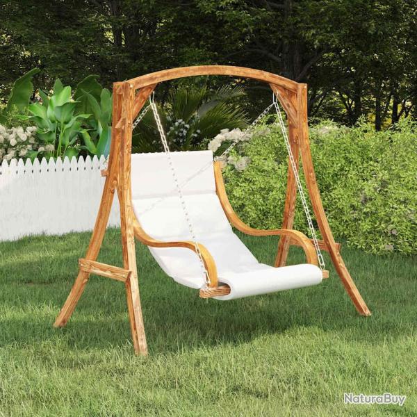 Balancelle sans balanoire et coussin Bois courb