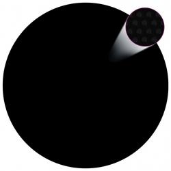 Couverture de piscine Noir 356 cm PE