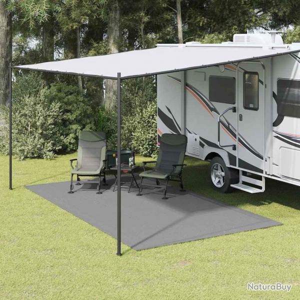 Tapis de tente gris clair 4,5x2,5 m