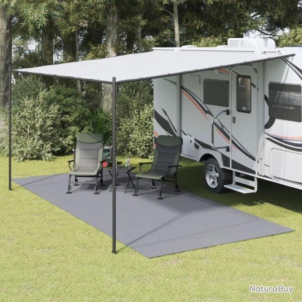Tapis de tente gris clair 5x2,5 m