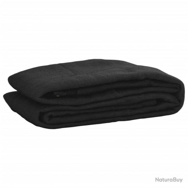 Filet pour remorque PEHD 3 x 5 m Noir