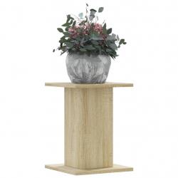 Supports pour plantes 2 pcs chêne sonoma bois d'ingénierie