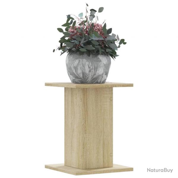 Supports pour plantes 2 pcs chne sonoma bois d'ingnierie