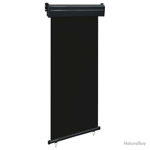 Auvent latral de balcon 85x250 cm noir