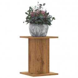 Supports pour plantes 2 pcs chêne artisanal bois d'ingénierie