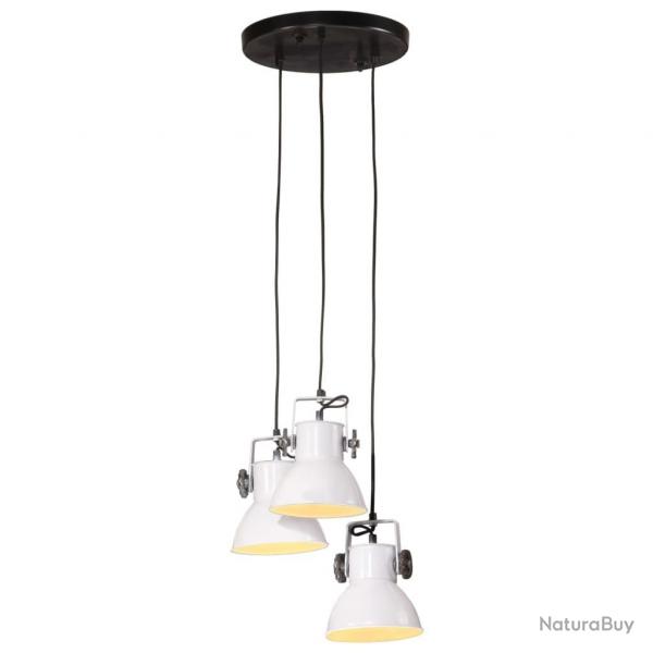 Lampe suspendue 25 W blanc 30x30x100 cm E27
