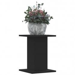 Supports pour plantes 2 pcs noir 30x30x40 cm bois d'ingénierie