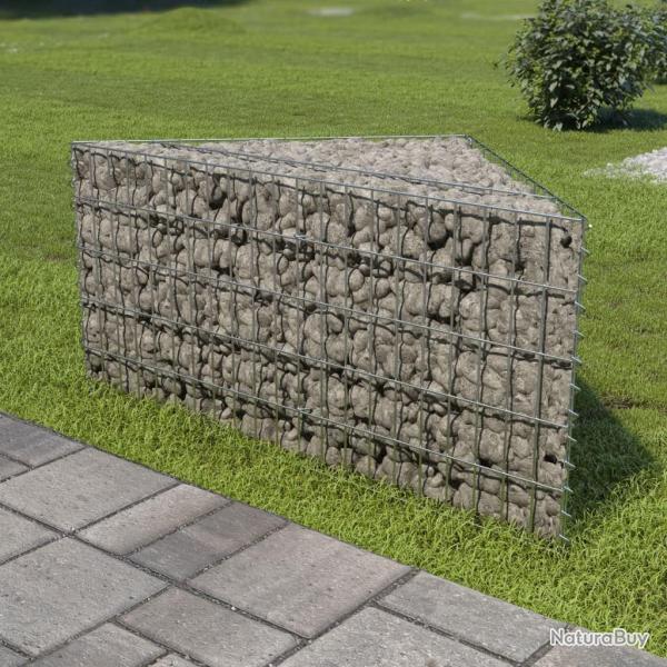 Lit surlev  gabion Acier galvanis 75x75x50 cm