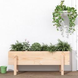 Lit surélevé de jardin 101x30x38 cm bois de pin massif