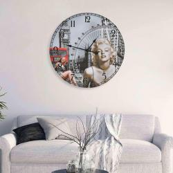 Horloge murale vintage 60 cm