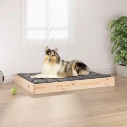 Lit pour chien 91,5x64x9 cm Bois de pin solide