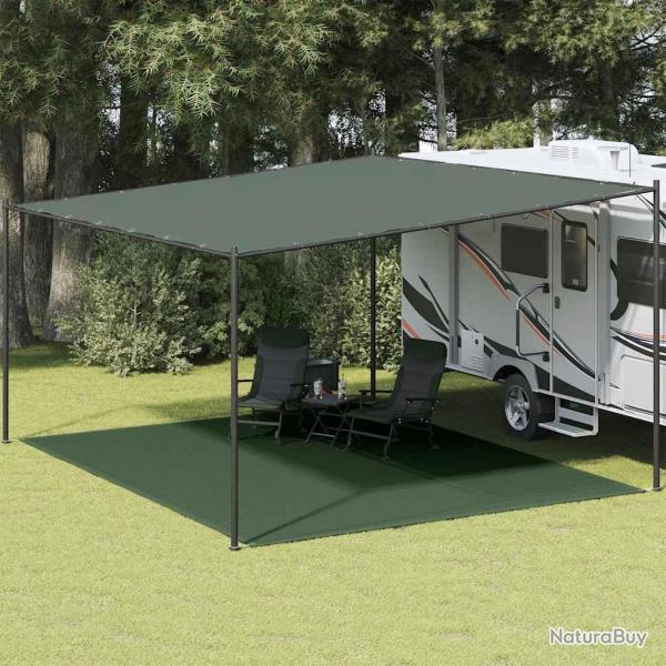 Tapis de tente 400x500 cm Vert fonc PEHD