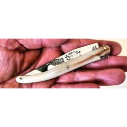 Couteau de Collection Laguiole 55 COUPAT St FLOUR par GUY FAYET  Pointe de Corne blanche 20/11cm