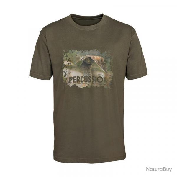 PERCUSSION T SHIRT SERIGRAPHIE CHASSE 2XL