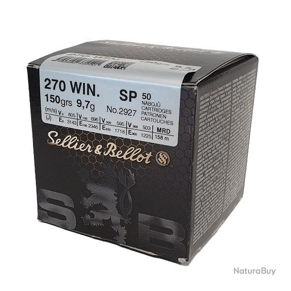 SELLIER & BELLOT CAL.270WIN SP SCOURANT 150GR (X50)